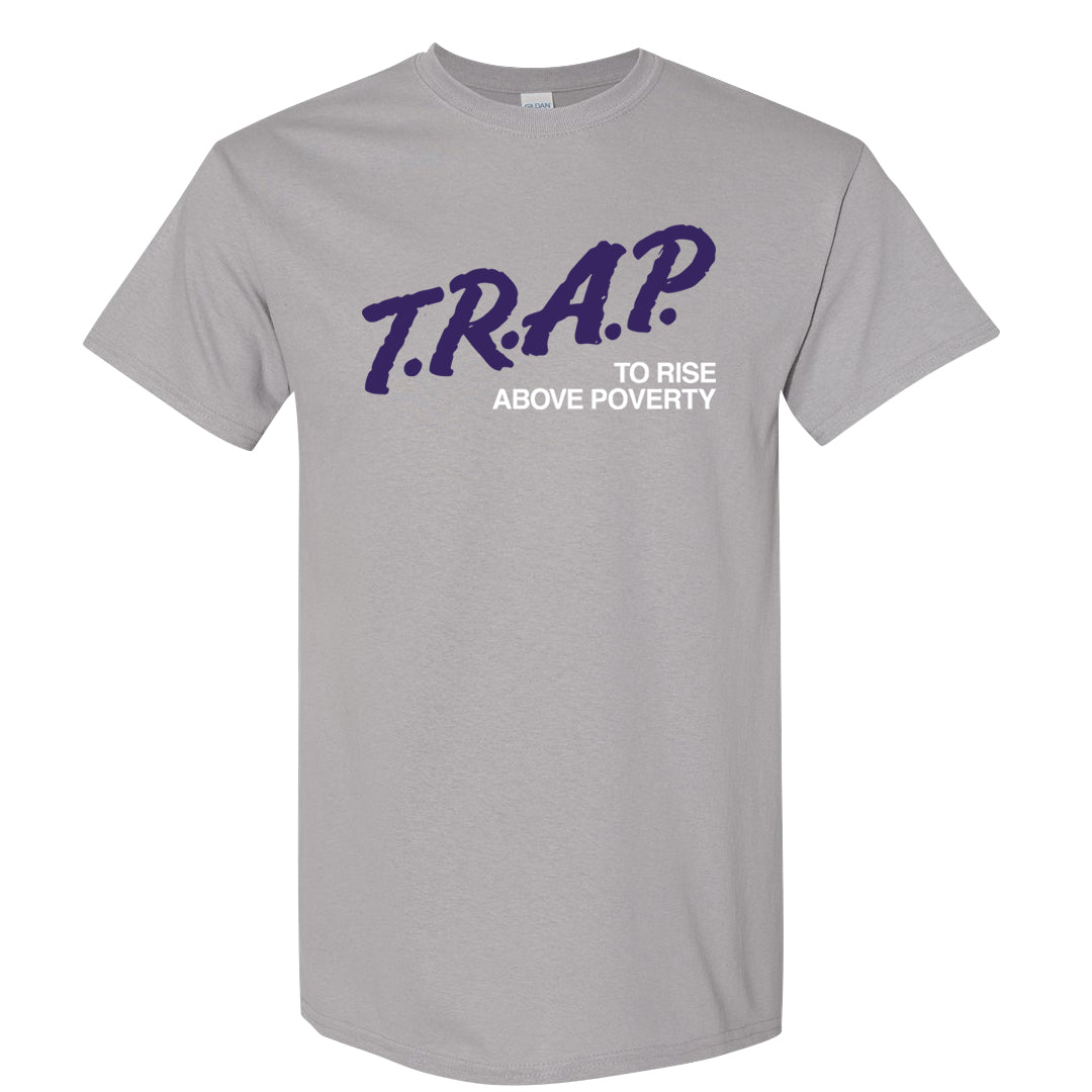 Dark Iris 3s T Shirt | Trap To Rise Above Poverty, Gravel