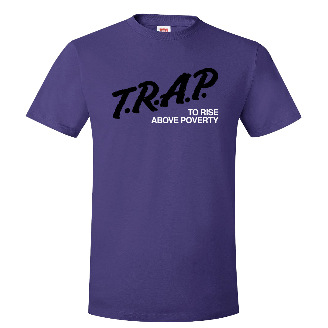 Dark Iris 3s T Shirt | Trap To Rise Above Poverty, Purple