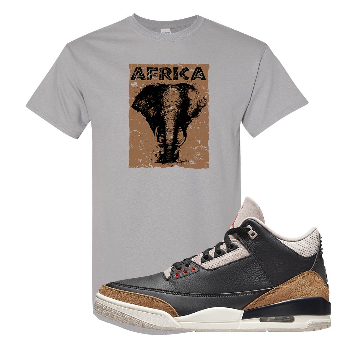 Desert Elephant 3s T Shirt | Africa Elephant, Gravel