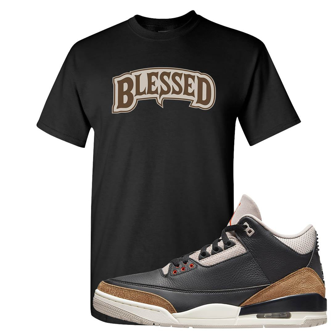 Desert Elephant 3s T Shirt | Blessed Arch, Black