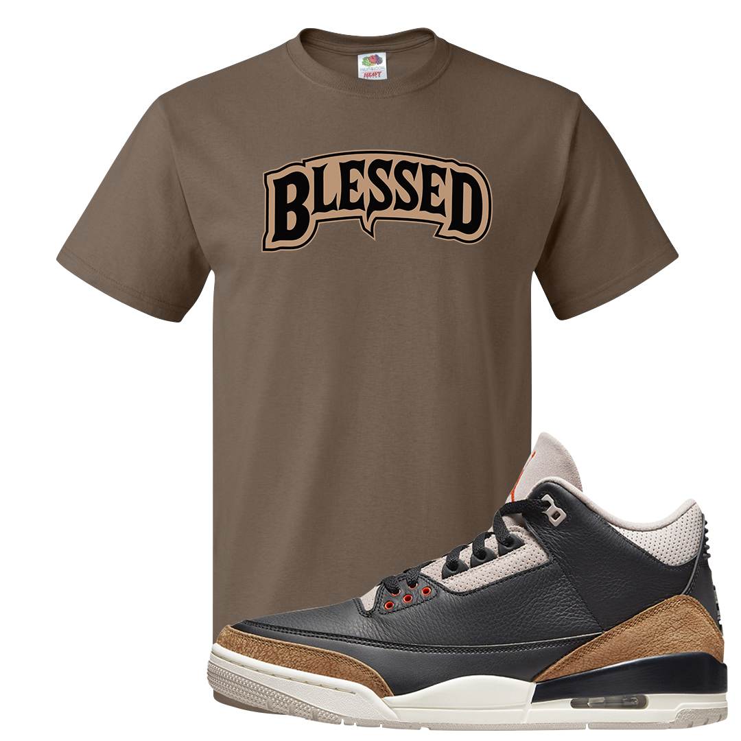 Desert Elephant 3s T Shirt | Blessed Arch, Chocolate