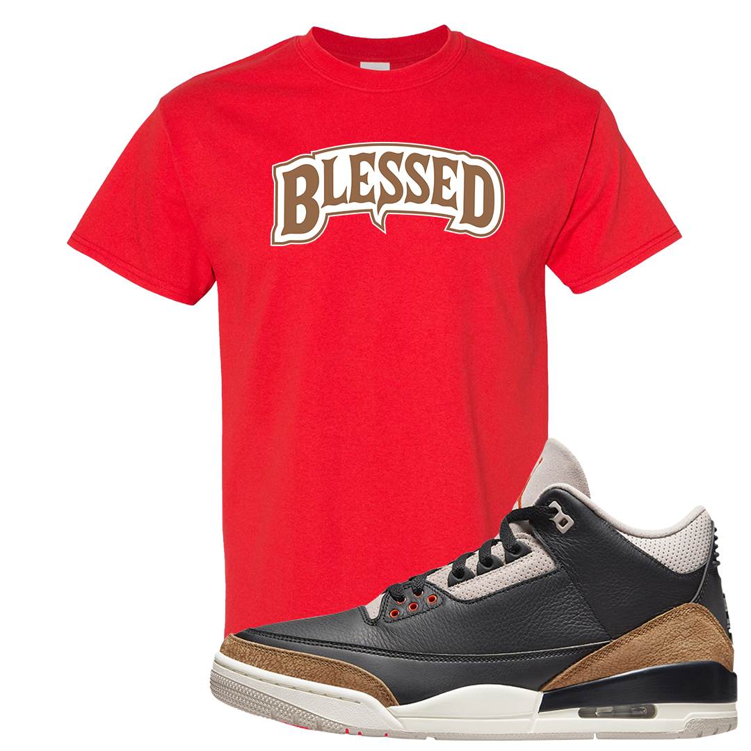 Desert Elephant 3s T Shirt | Blessed Arch, Red