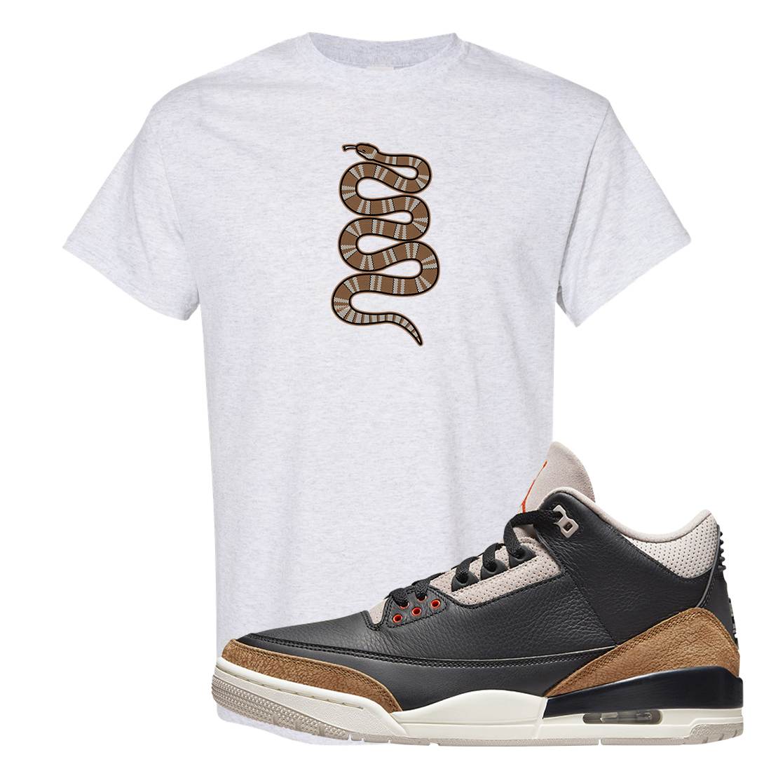 Desert Elephant 3s T Shirt | Coiled Snake, Ash