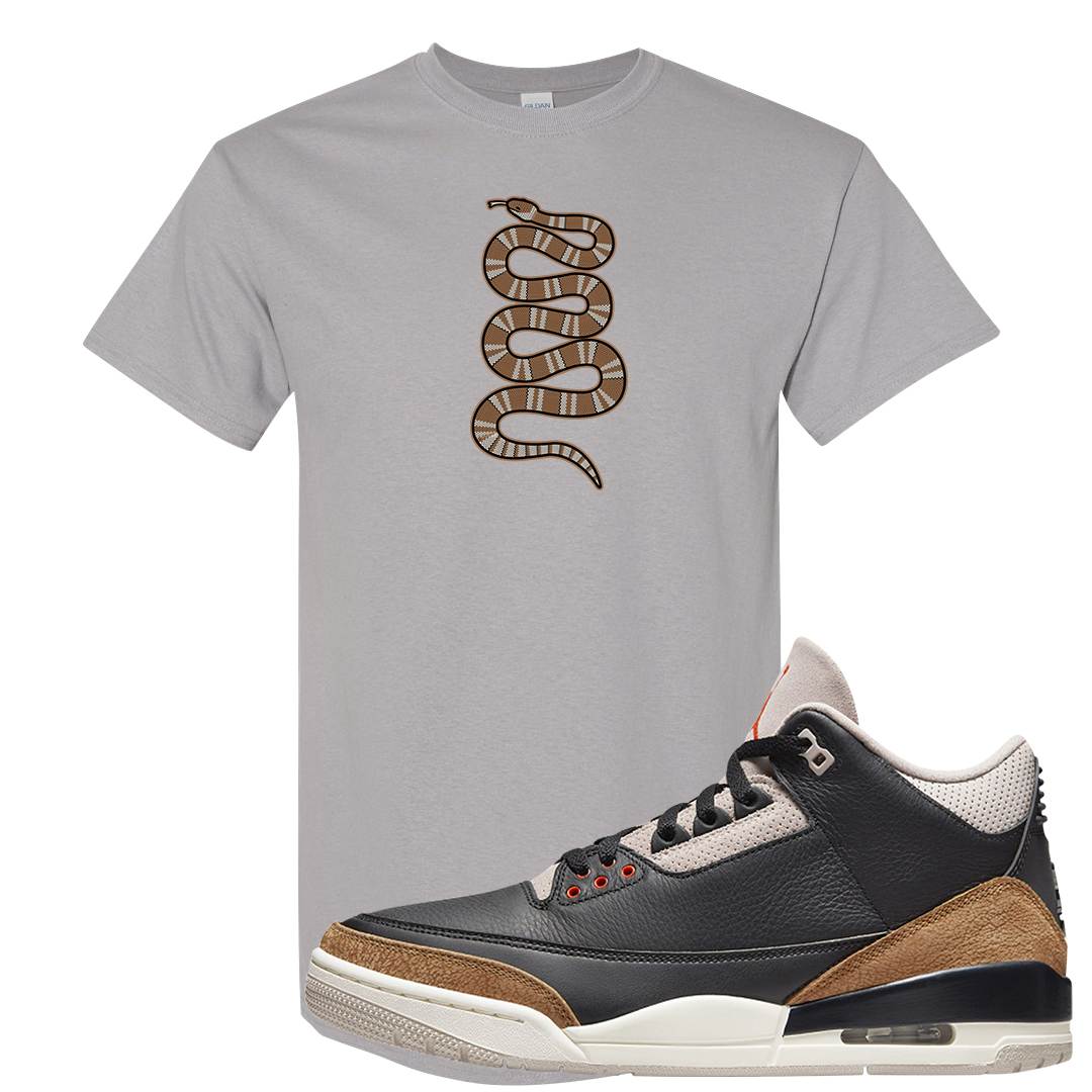 Desert Elephant 3s T Shirt | Coiled Snake, Gravel