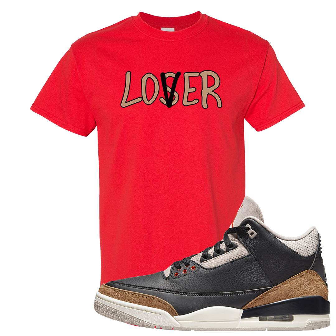 Desert Elephant 3s T Shirt | Lover, Red