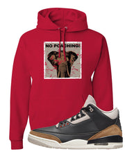 Desert Elephant 3s Hoodie | No Poaching Sign, Red