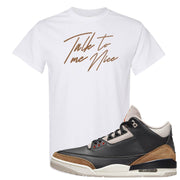 Desert Elephant 3s T Shirt | Talk To Me Nice, White