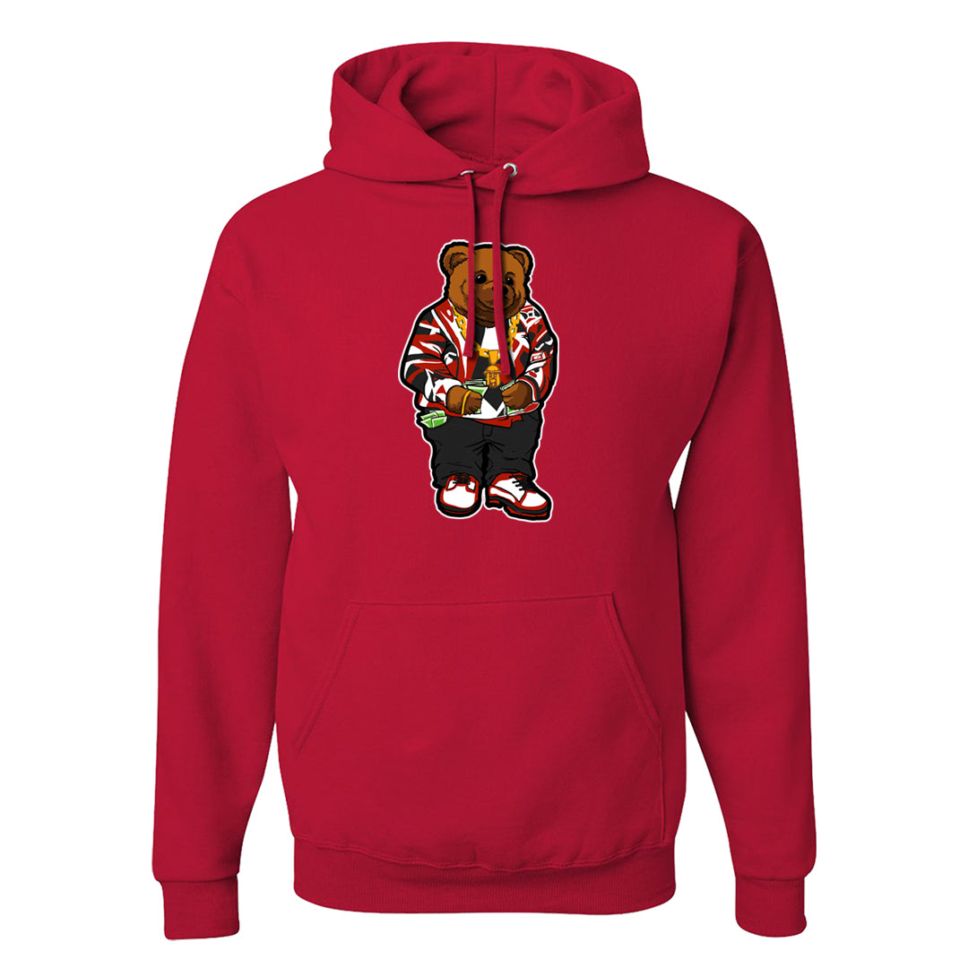 Fire Red 3s Hoodie | Sweater Bear, Red