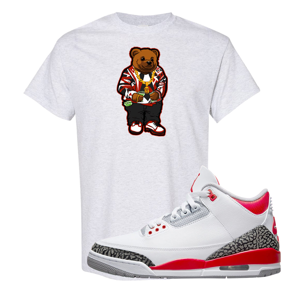 Fire Red 3s T Shirt | Sweater Bear, Ash