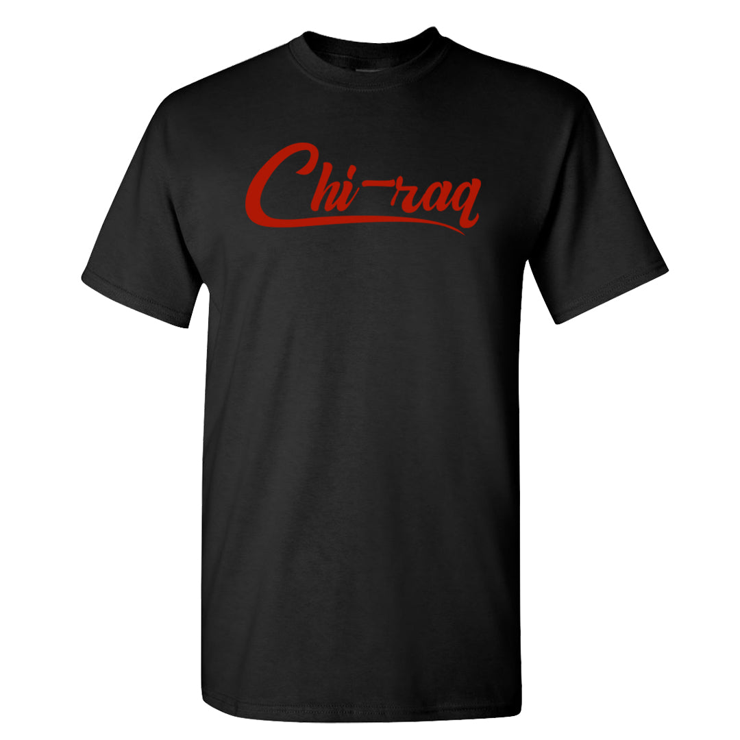 Fire Red 3s T Shirt | Chiraq, Black