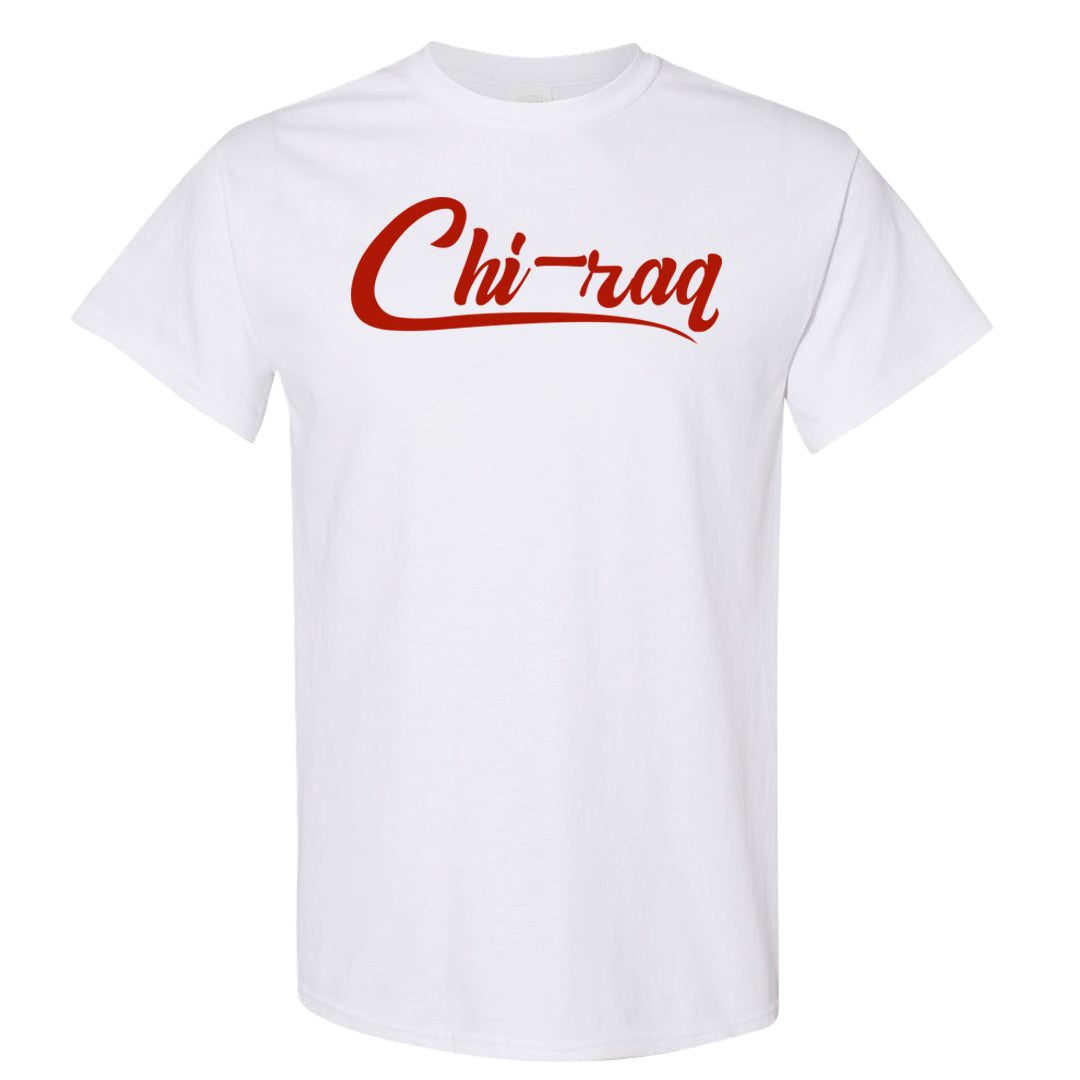 Fire Red 3s T Shirt | Chiraq, White