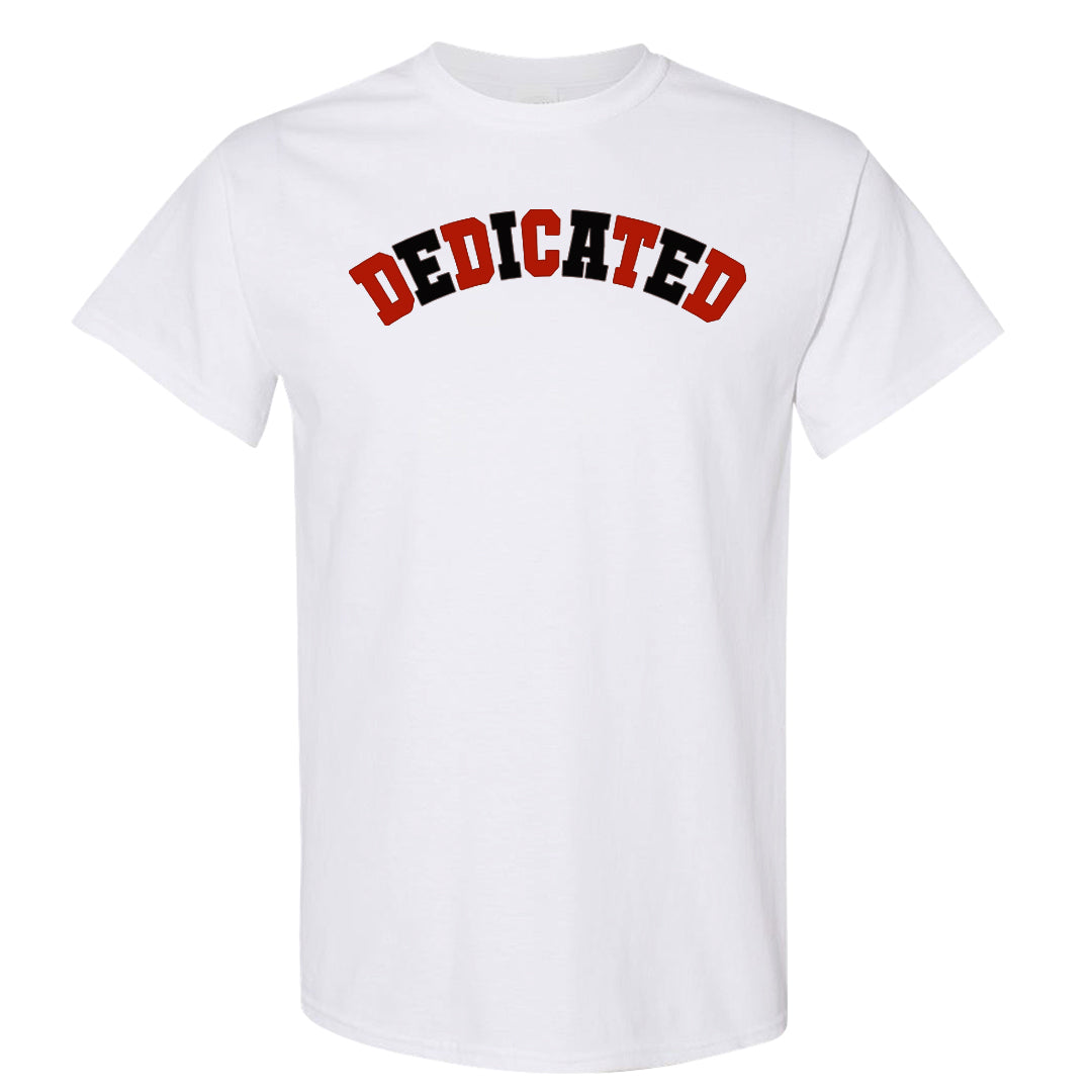 Fire Red 3s T Shirt | Dedicated, White