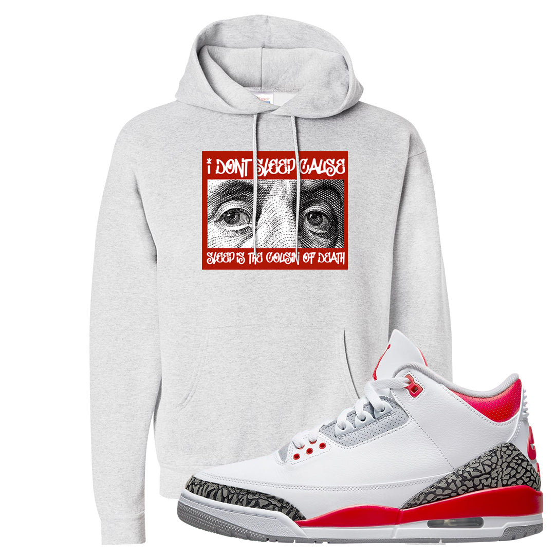 Fire Red 3s Hoodie | Franklin Eyes, Ash
