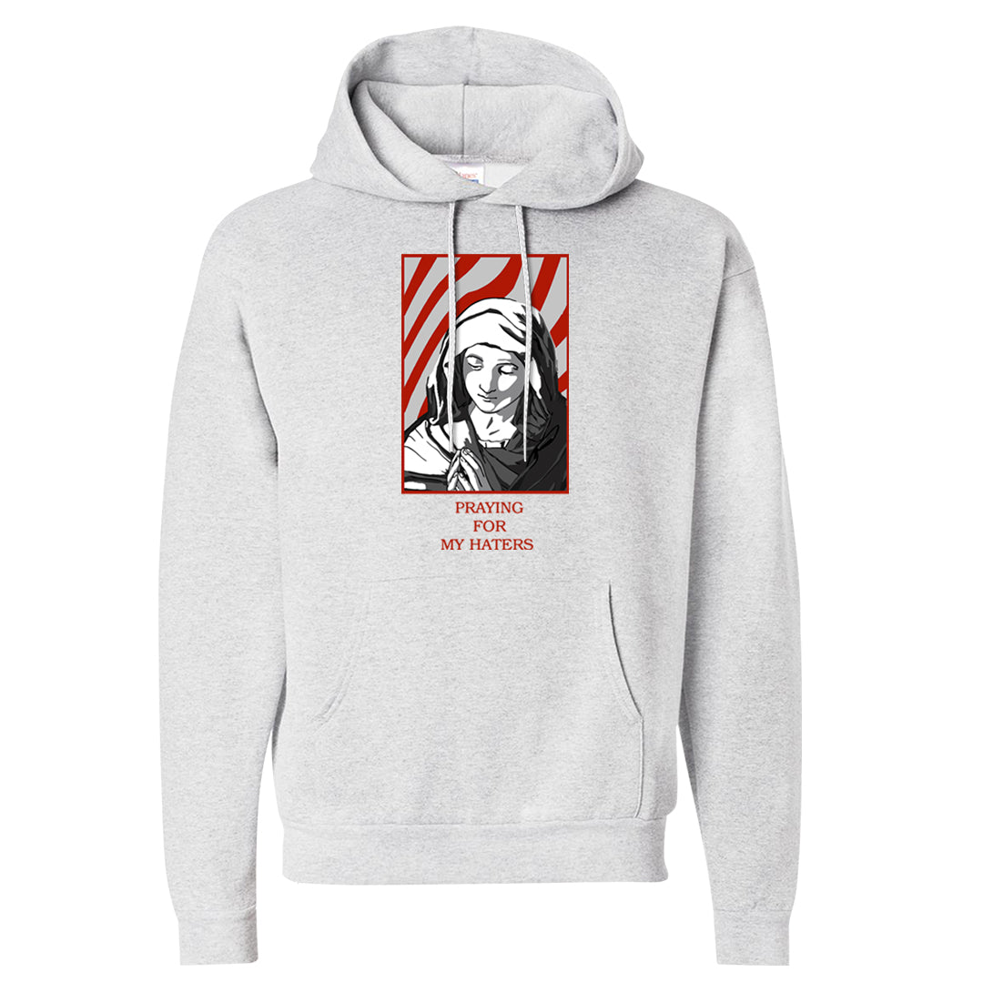 Fire Red 3s Hoodie | God Told Me, Ash