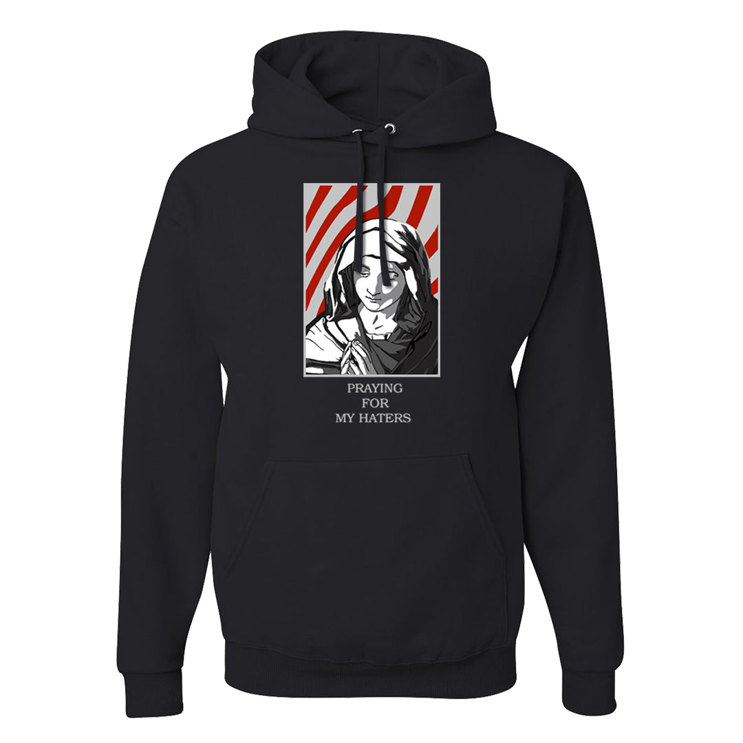 Fire Red 3s Hoodie | God Told Me, Black