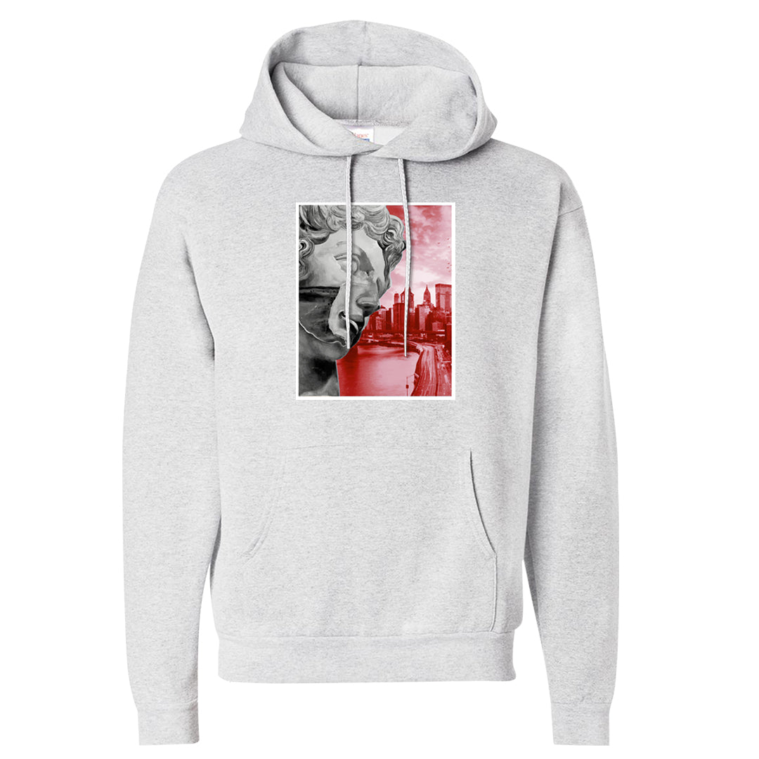 Fire Red 3s Hoodie | Miguel, Ash