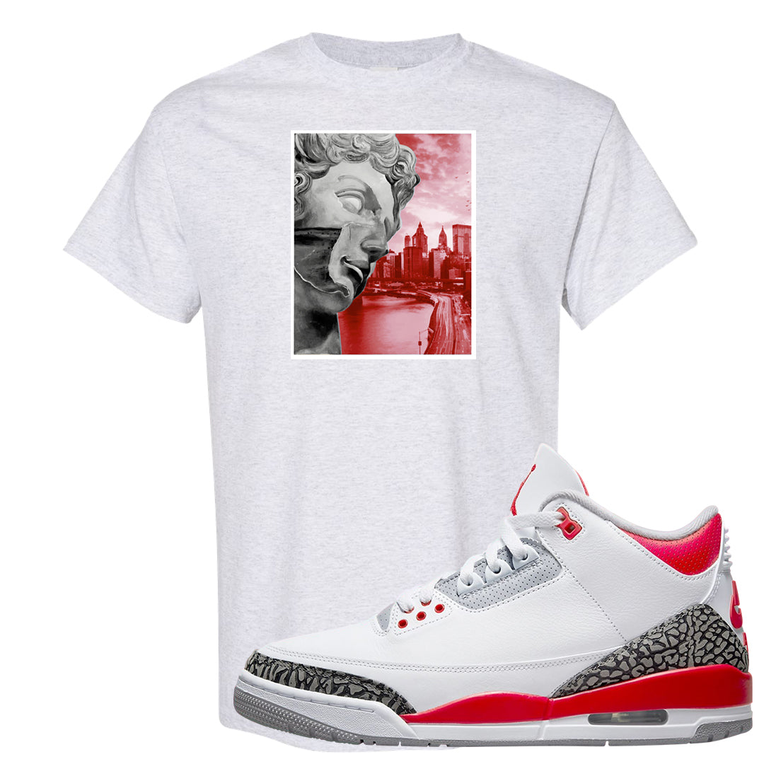 Fire Red 3s T Shirt | Miguel, Ash