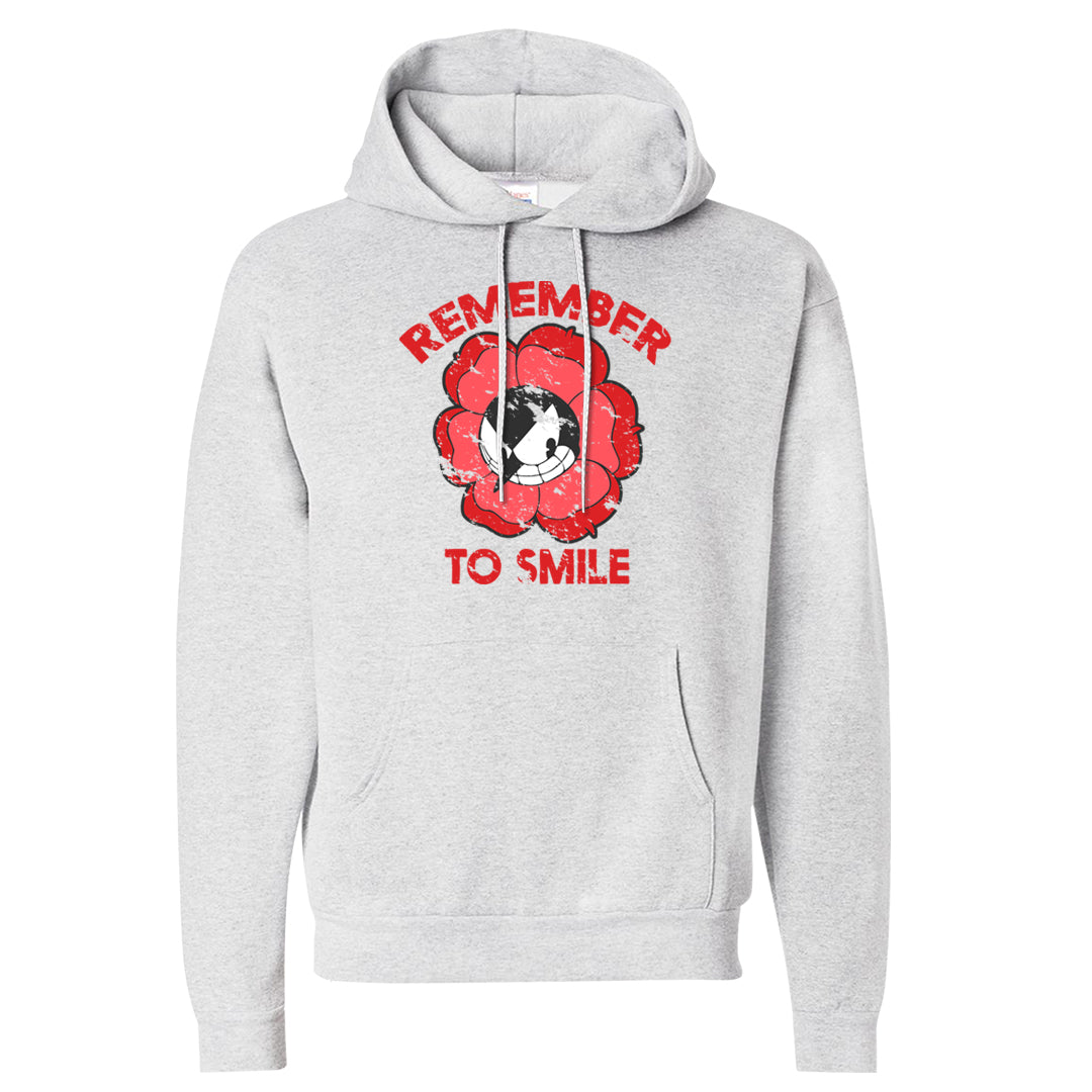 Fire Red 3s Hoodie | Remember To Smile, Ash