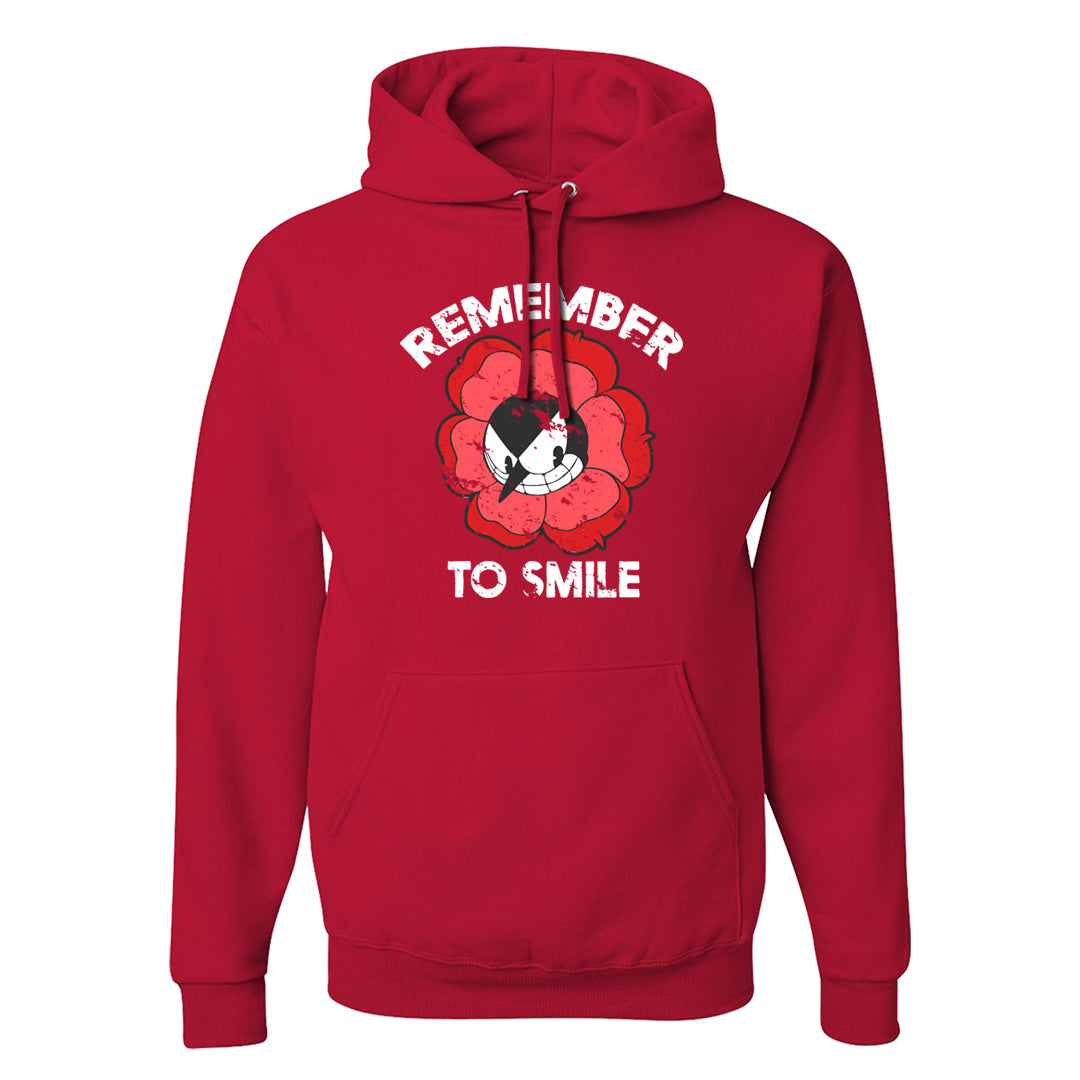Fire Red 3s Hoodie | Remember To Smile, Red