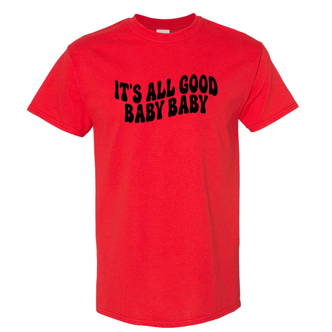 White Cement Reimagined 3s T Shirt | All Good Baby, Red