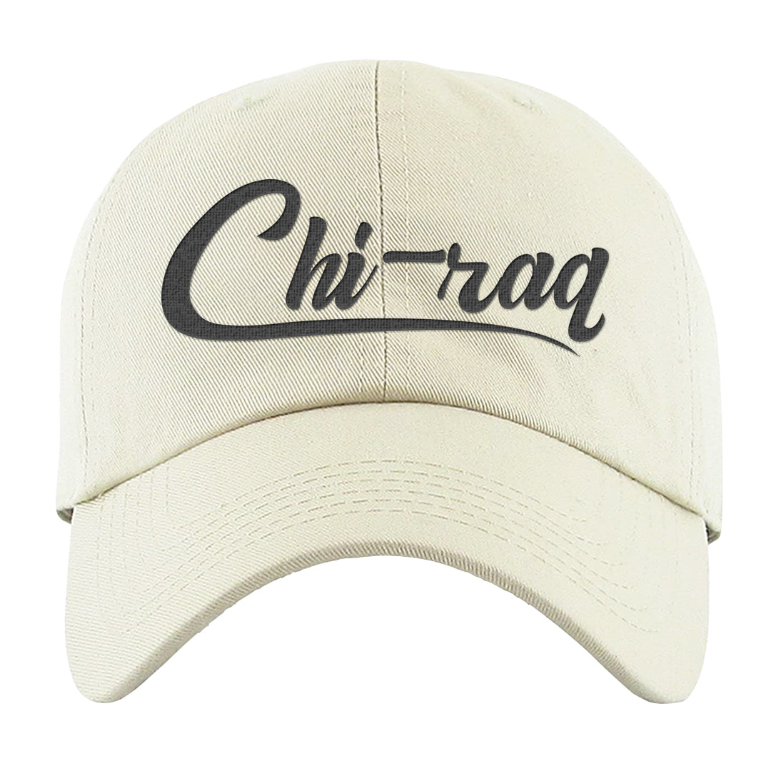 White Cement Reimagined 3s Dad Hat | Chiraq, White