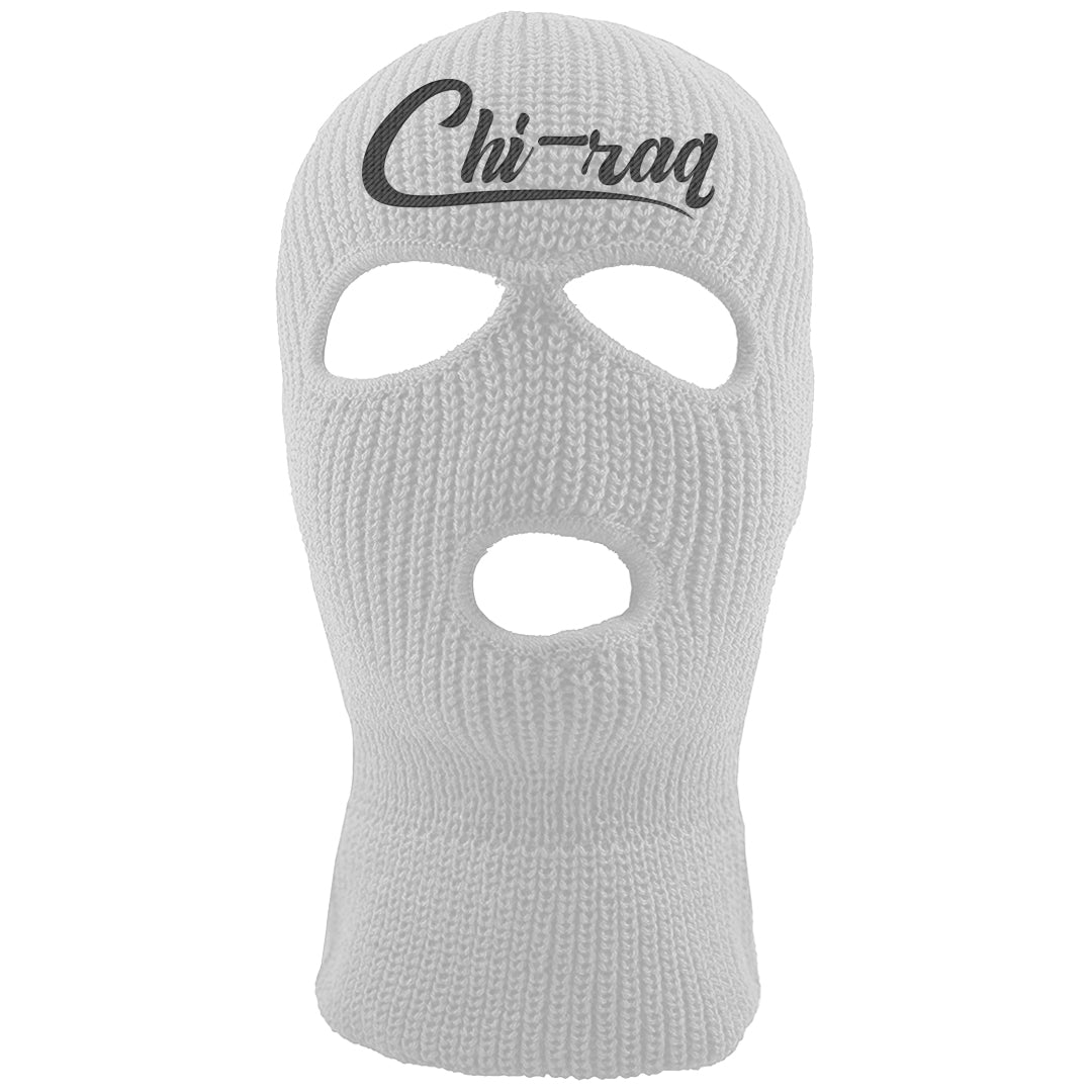 White Cement Reimagined 3s Ski Mask | Chiraq, White