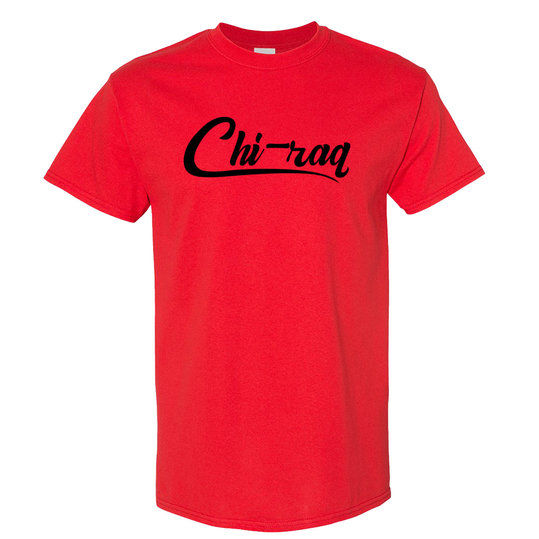 White Cement Reimagined 3s T Shirt | Chiraq, Red