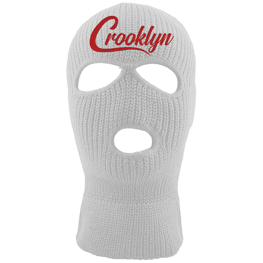 White Cement Reimagined 3s Ski Mask | Crooklyn, White