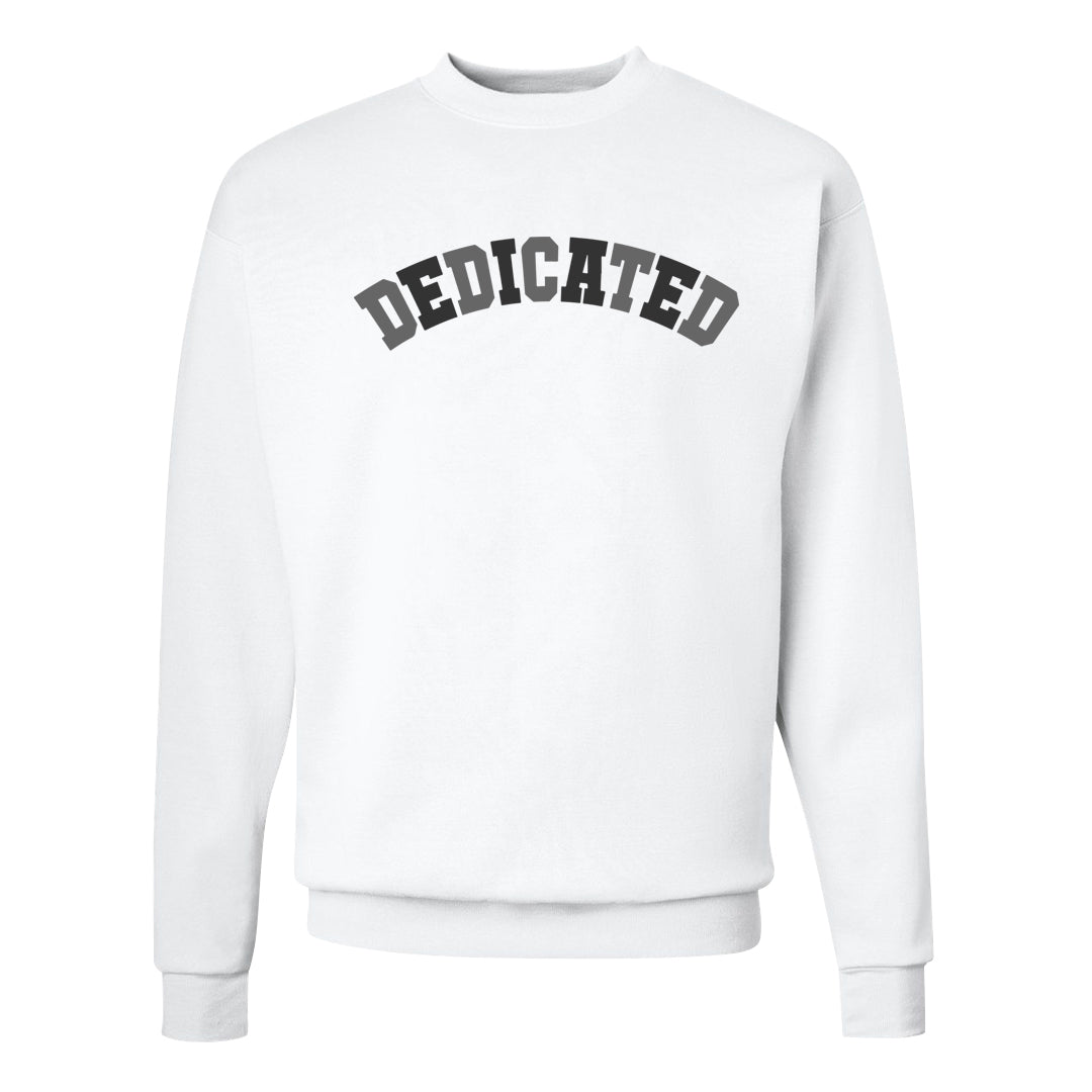 White Cement Reimagined 3s Crewneck Sweatshirt | Dedicated, White