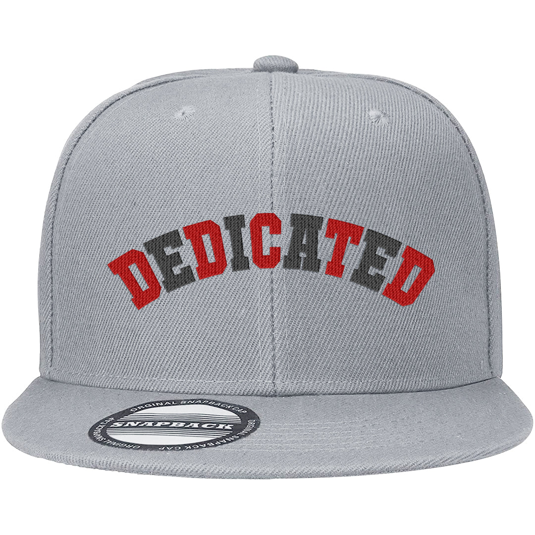 White Cement Reimagined 3s Snapback Hat | Dedicated, Light Gray