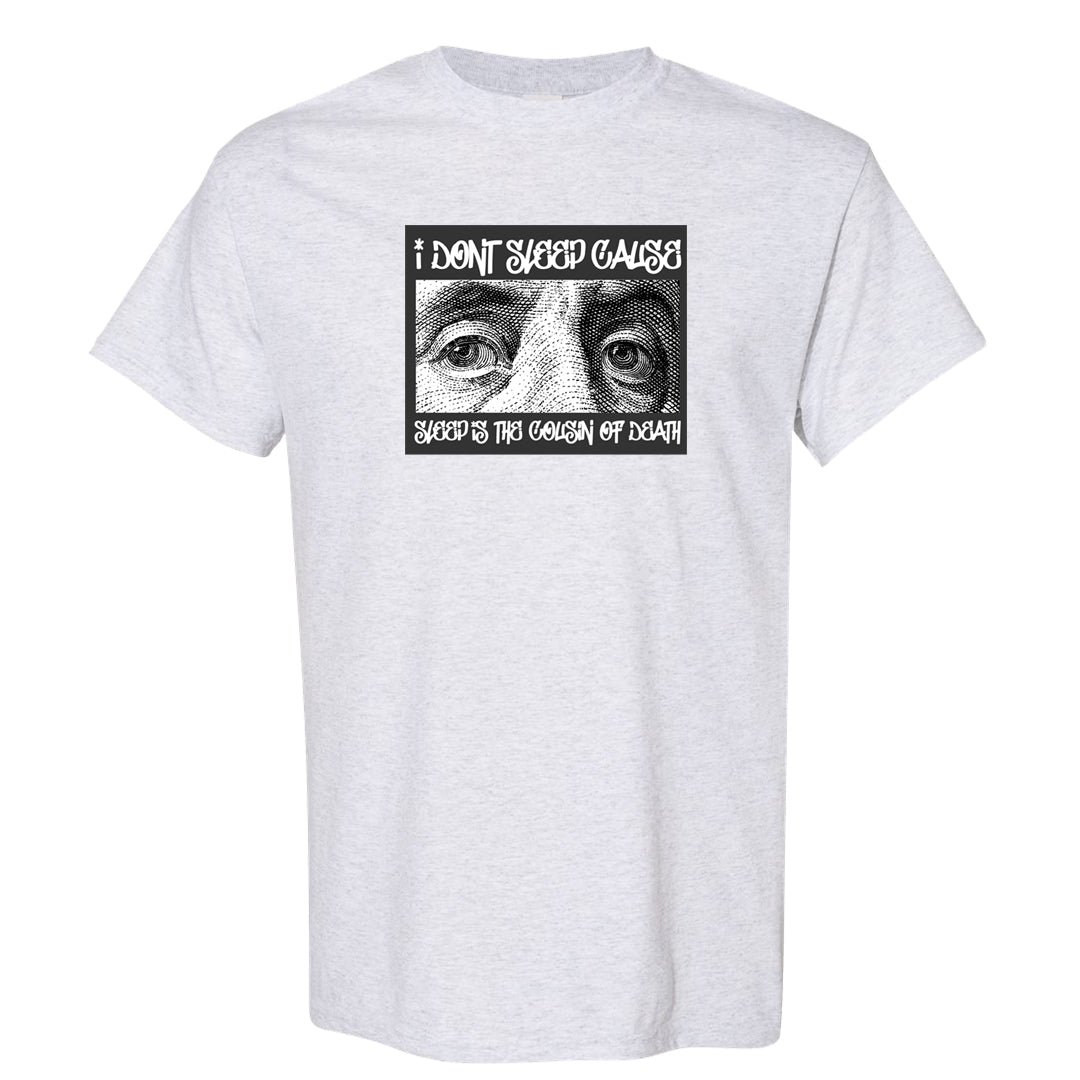 White Cement Reimagined 3s T Shirt | Franklin Eyes, Ash