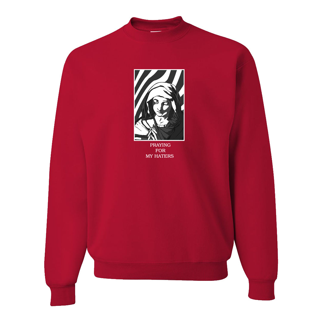 White Cement Reimagined 3s Crewneck Sweatshirt | God Told Me, Red