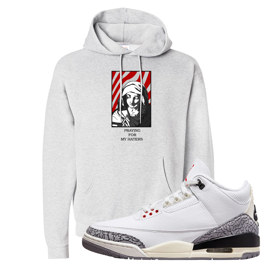 White Cement Reimagined 3s Hoodie | God Told Me, Ash