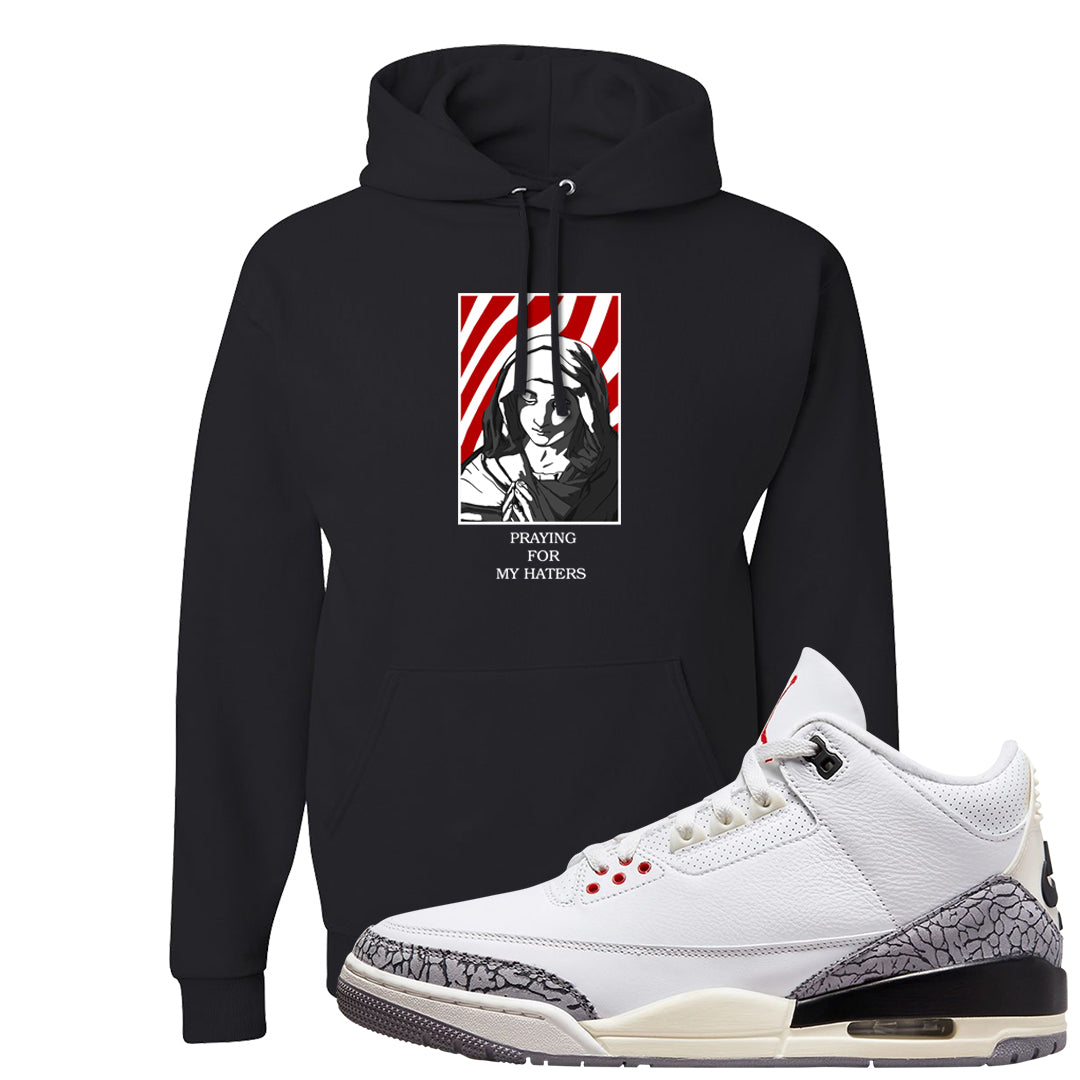White Cement Reimagined 3s Hoodie | God Told Me, Black