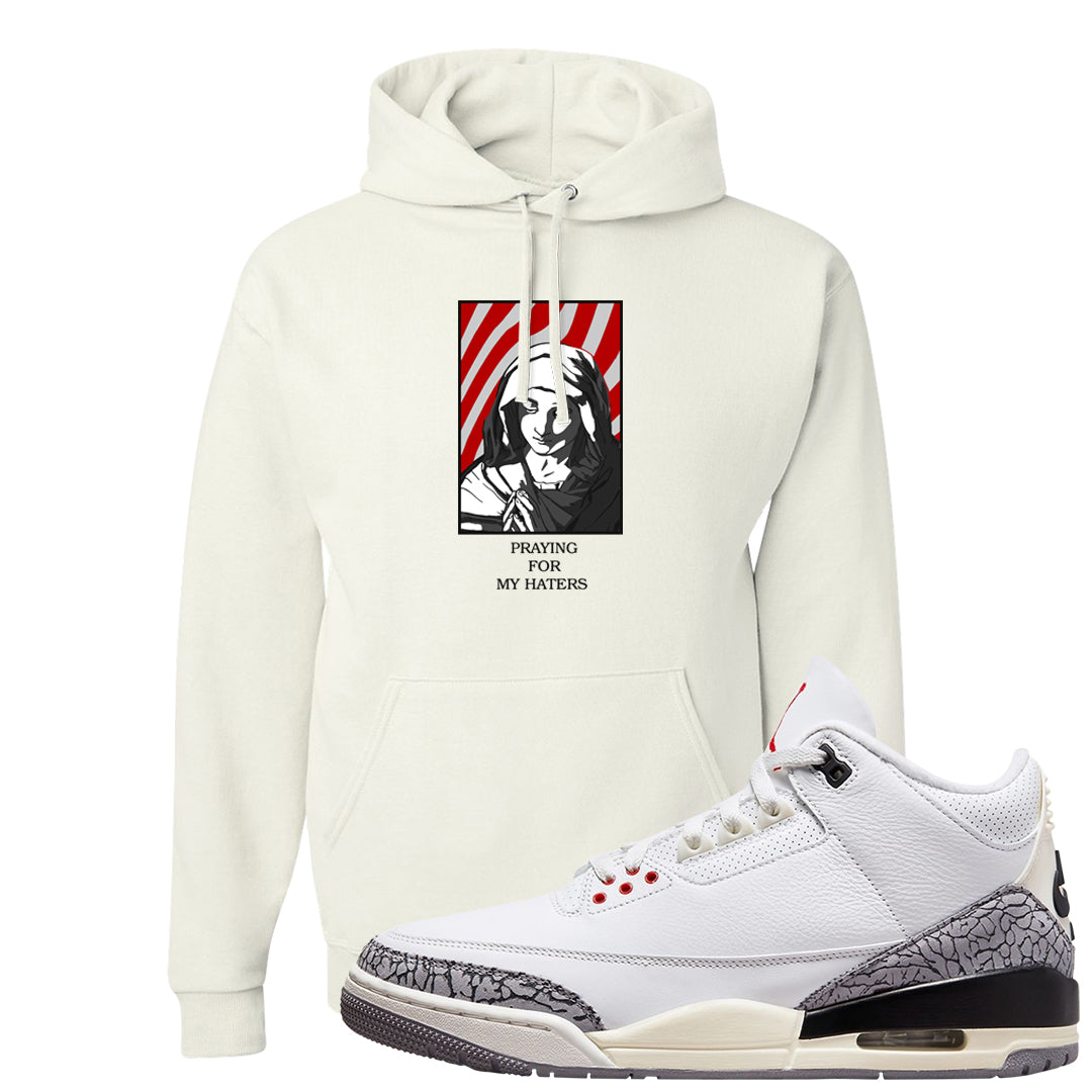 White Cement Reimagined 3s Hoodie | God Told Me, White