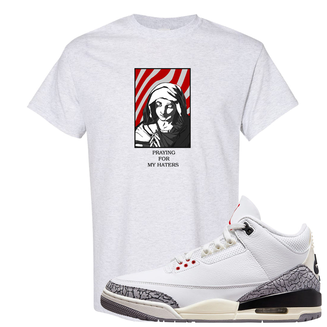 White Cement Reimagined 3s T Shirt | God Told Me, Ash