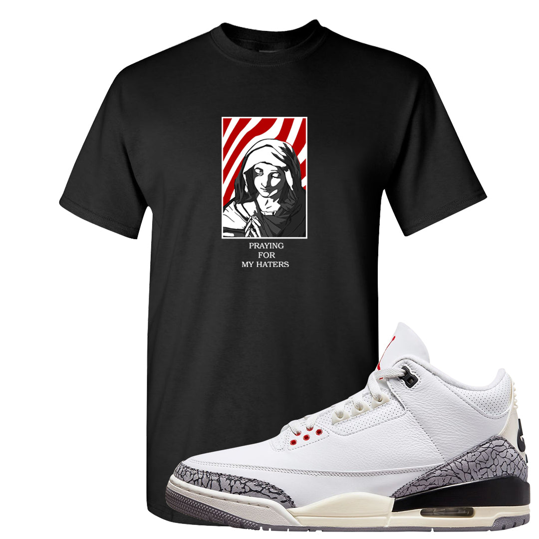 White Cement Reimagined 3s T Shirt | God Told Me, Black