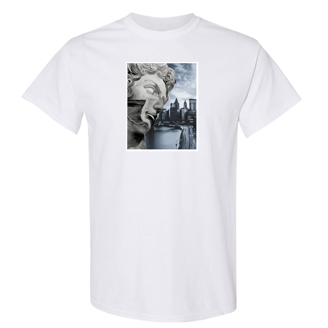 White Cement Reimagined 3s T Shirt | Miguel, White