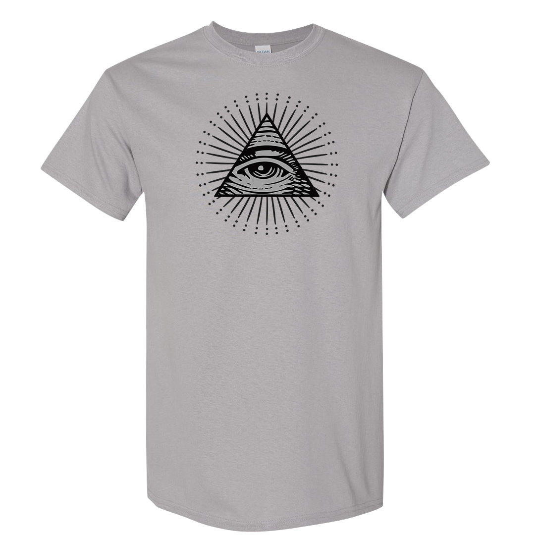 Black Canvas 4s T Shirt | All Seeing Eye, Gravel