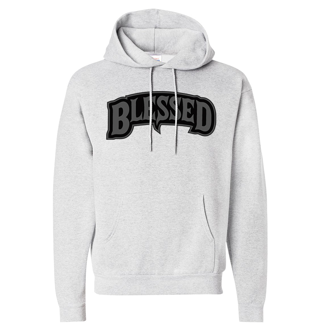 Black Canvas 4s Hoodie | Blessed Arch, Ash
