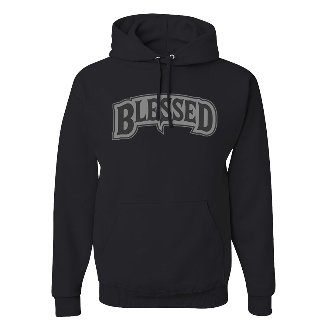 Black Canvas 4s Hoodie | Blessed Arch, Black