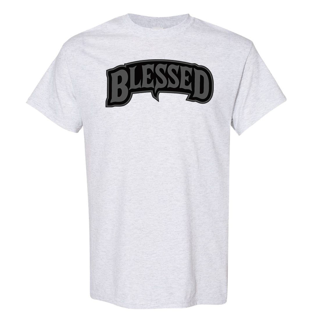 Black Canvas 4s T Shirt | Blessed Arch, Ash
