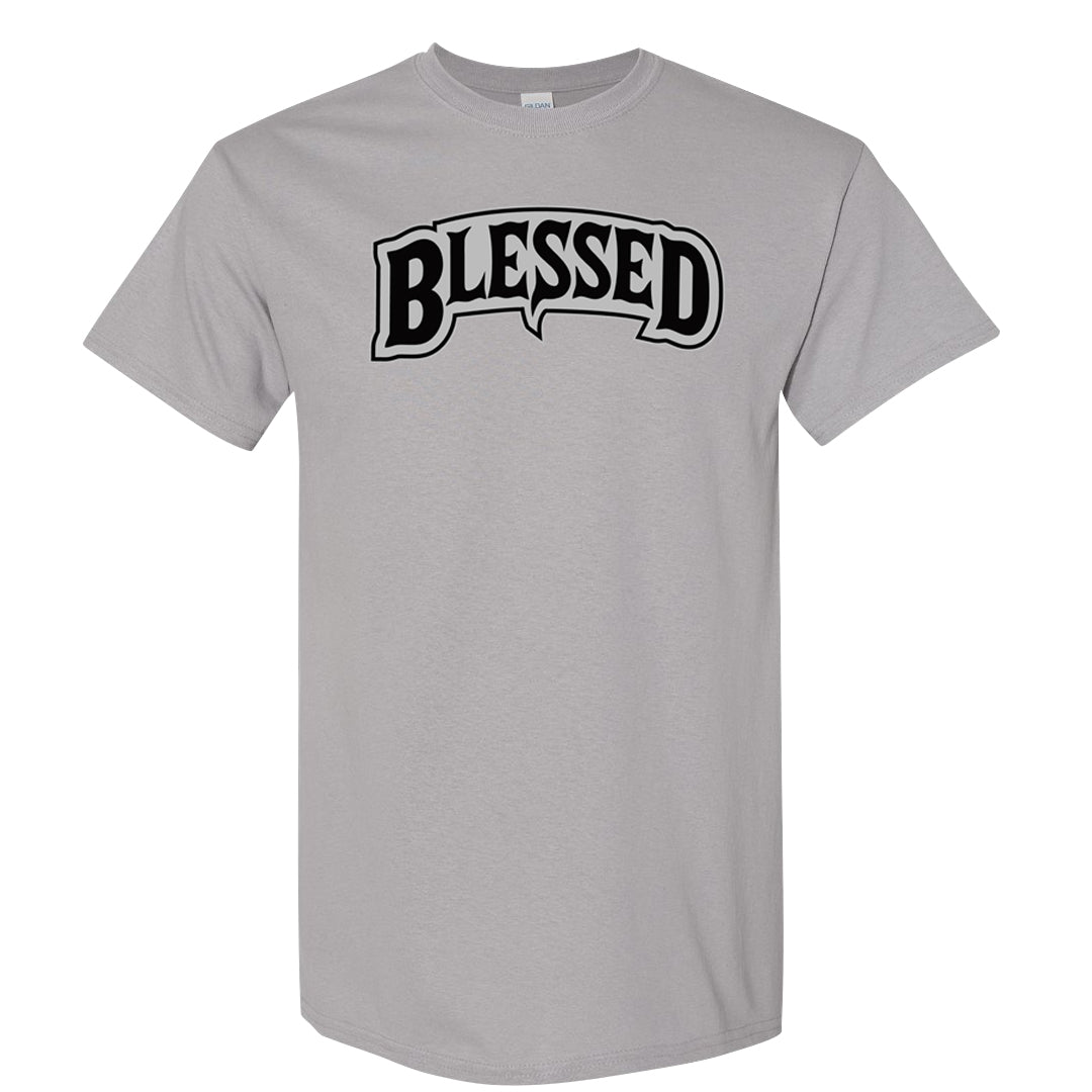 Black Canvas 4s T Shirt | Blessed Arch, Gravel