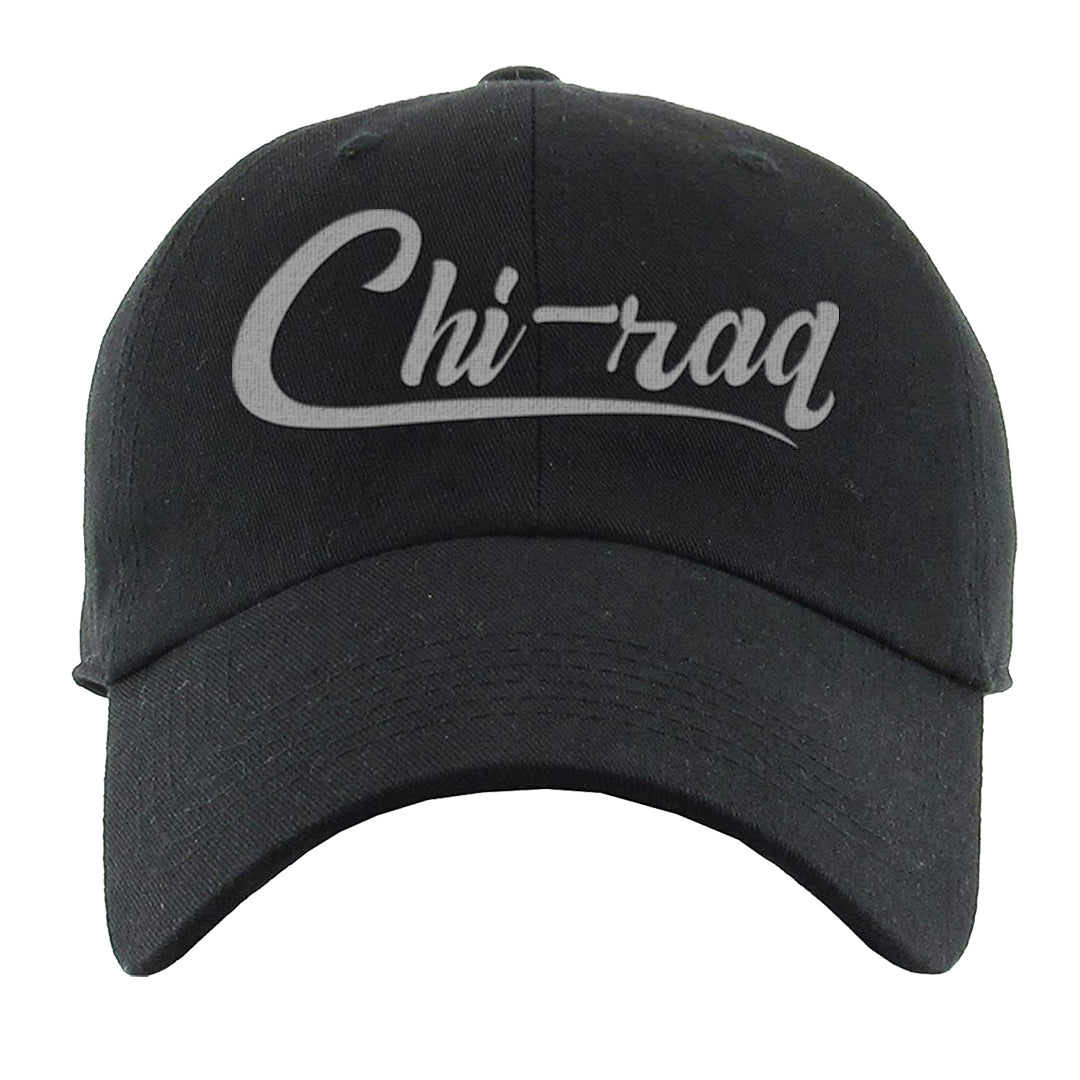 Black Canvas 4s Dad Hat | Chiraq, Black