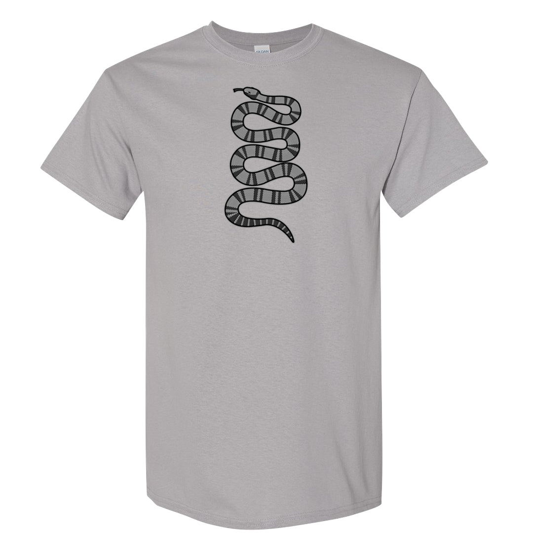 Black Canvas 4s T Shirt | Coiled Snake, Gravel