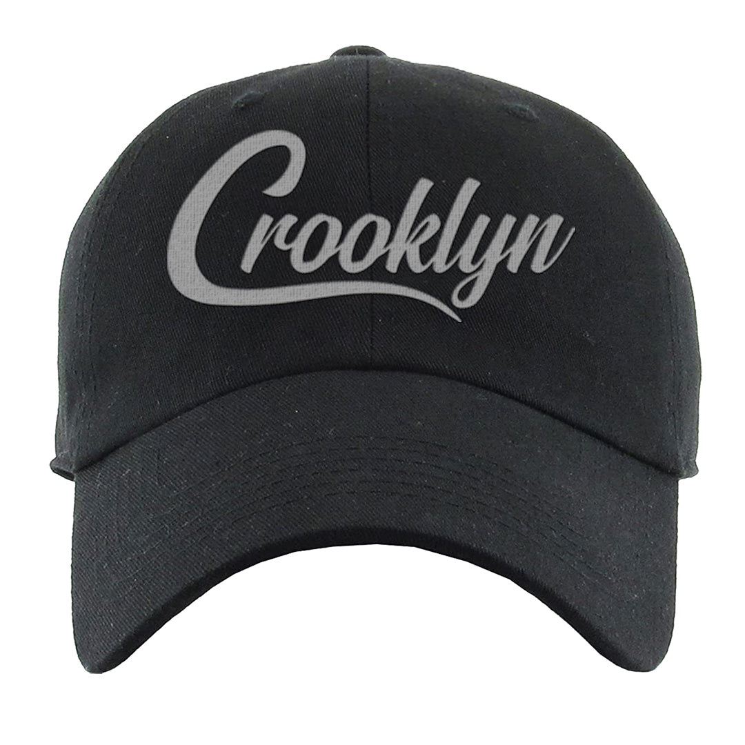 Black Canvas 4s Dad Hat | Crooklyn, Black