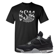 Black Canvas 4s T Shirt | Certified Sneakerhead, Black