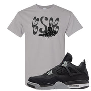 Black Canvas 4s T Shirt | Certified Sneakerhead, Gravel