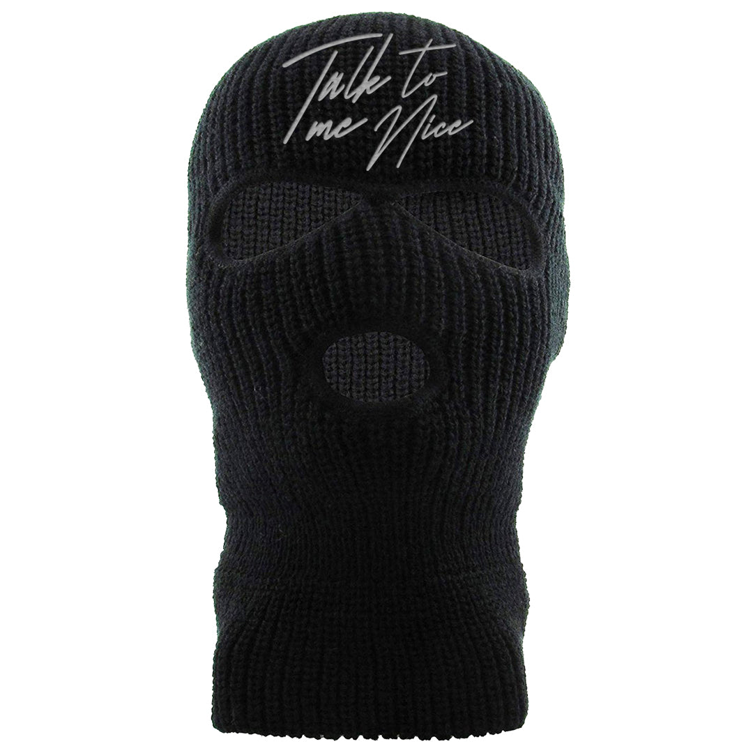 Black Canvas 4s Ski Mask | Talk To Me Nice, Black