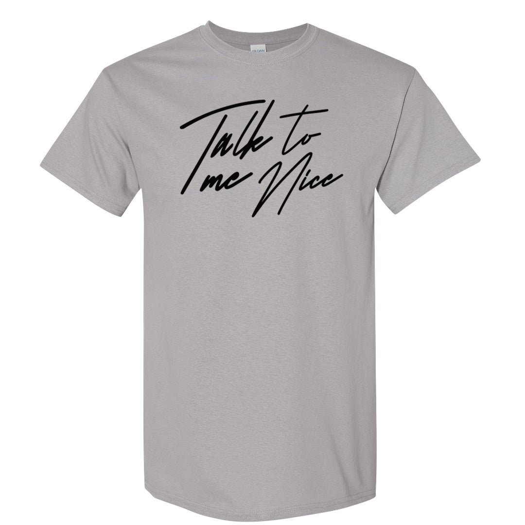 Black Canvas 4s T Shirt | Talk To Me Nice, Gravel